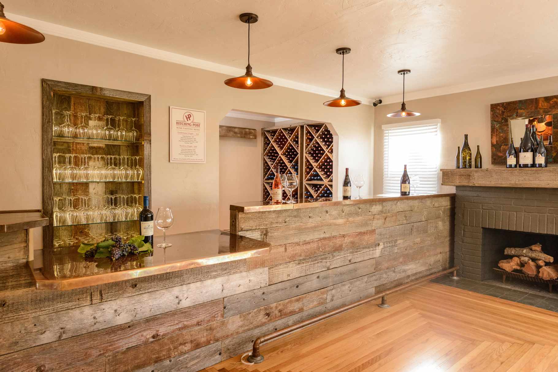 The Bar in our Tasting Room